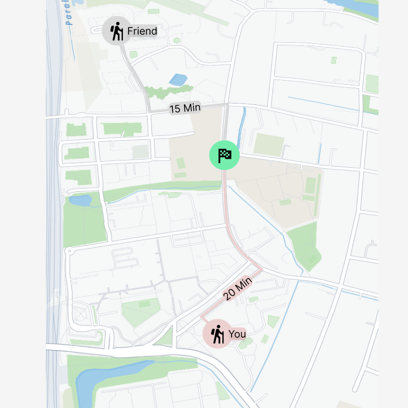 Screenshot of my FindMe project
